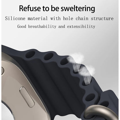 Cinturino Techsuit W038 per Apple Watch 42mm / 41mm / 40mm / 38mm Series, Blu