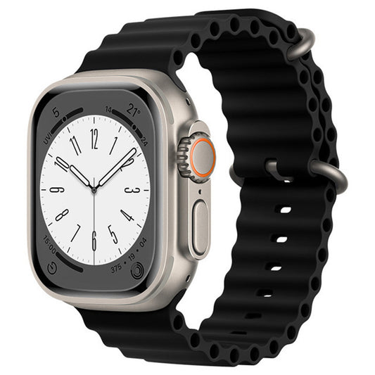 Cinturino Techsuit W038 per Apple Watch 42mm / 41mm / 40mm / 38mm Series, Nero