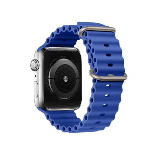 Cinturino Techsuit W038 per Apple Watch 49mm / 46mm / 45mm / 44mm / 42mm Series, Blu