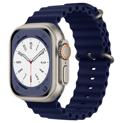 Cinturino Techsuit W038 per Apple Watch 49mm / 46mm / 45mm / 44mm / 42mm Series, Blu Navy