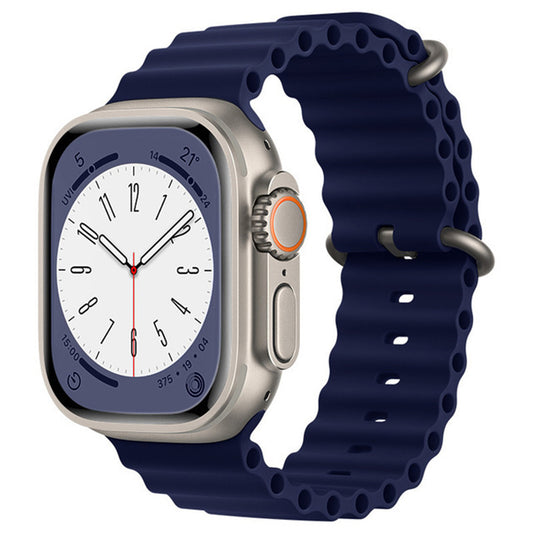 Cinturino Techsuit W038 per Apple Watch 49mm / 46mm / 45mm / 44mm / 42mm Series, Blu Navy