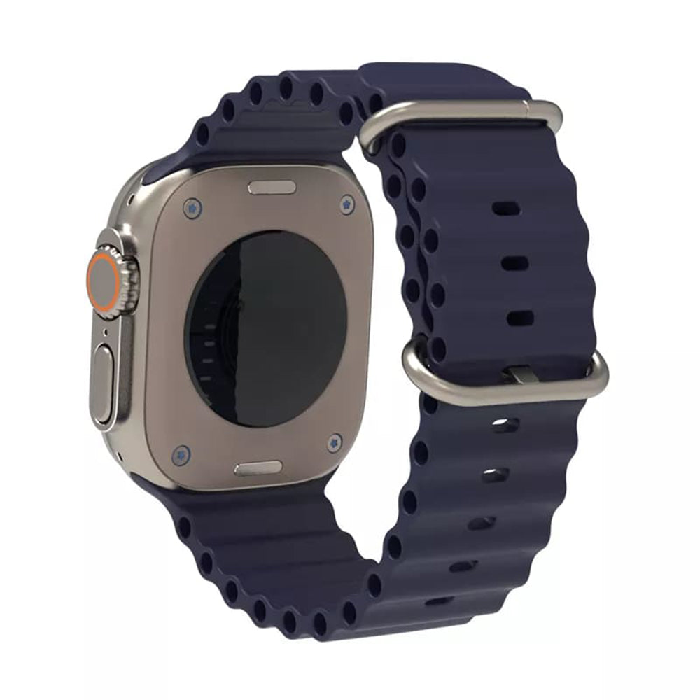 Cinturino Techsuit W038 per Apple Watch 49mm / 46mm / 45mm / 44mm / 42mm Series, Blu Navy