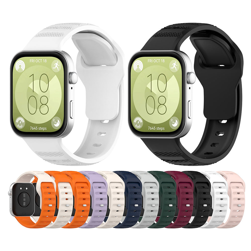 Cinturino Techsuit W050 per Huawei Watch Fit 4 Pro / Watch Fit 4 / Watch Fit 3, Blu