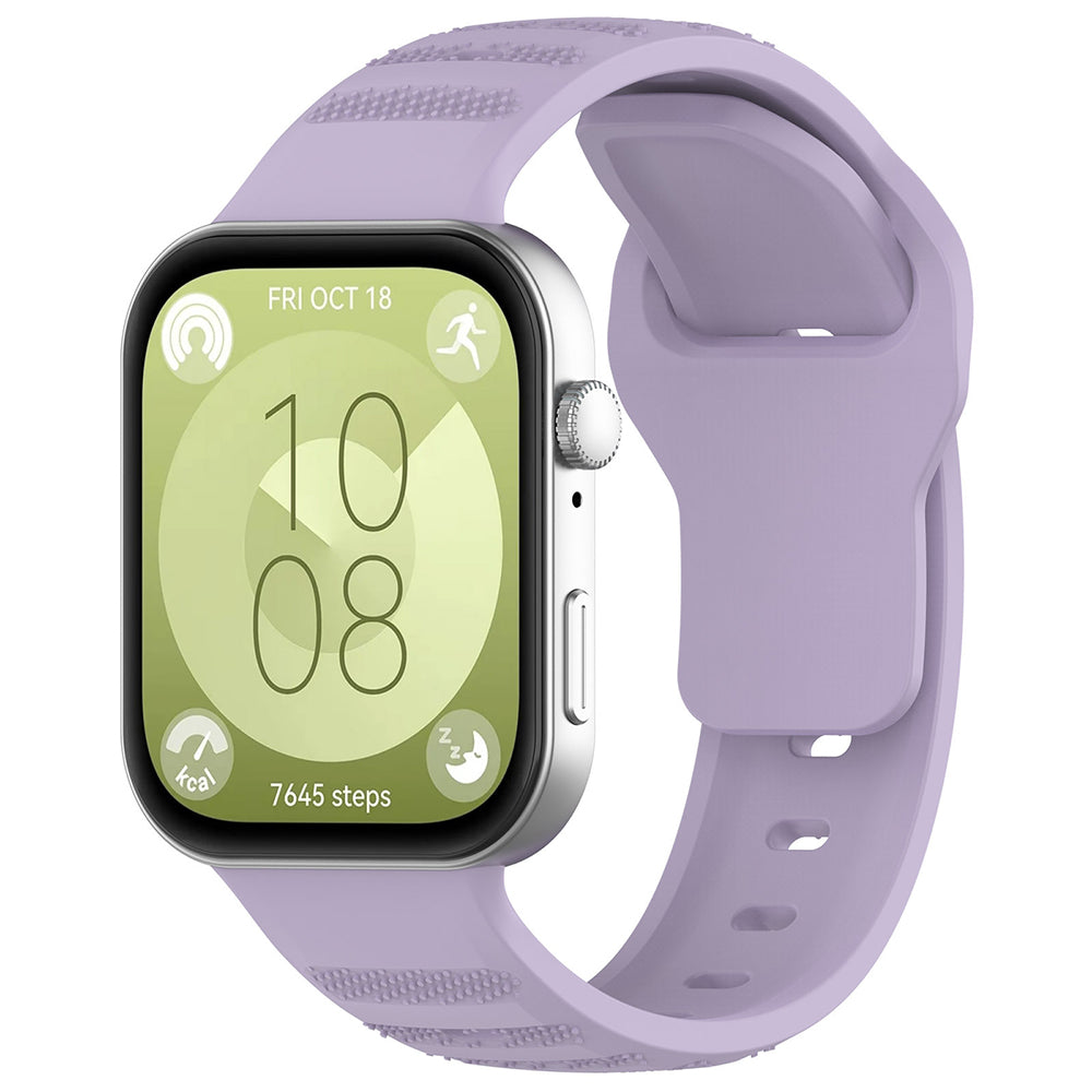 Cinturino Techsuit W050 per Huawei Watch Fit 4 Pro / Watch Fit 4 / Watch Fit 3, Viola