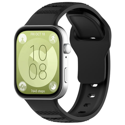 Cinturino Techsuit W050 per Huawei Watch Fit 4 Pro / Watch Fit 4 / Watch Fit 3, Nero