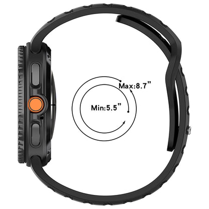 Cinturino Techsuit W050 per Samsung Galaxy Watch 8 Classic / Watch8 44mm / Watch 8 40mm, Arancione