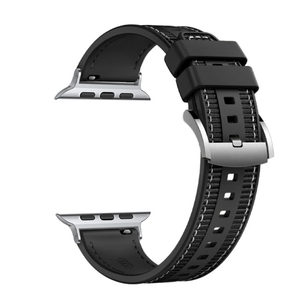 Cinturino Techsuit W051 per Apple Watch 42mm / 41mm / 40mm / 38mm Series, Nero