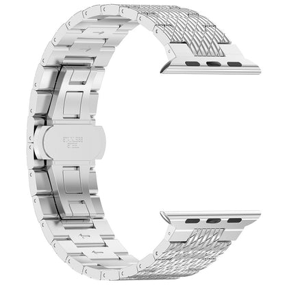 Cinturino Techsuit W052 per Apple Watch 42mm / 41mm / 40mm / 38mm Series, Argento