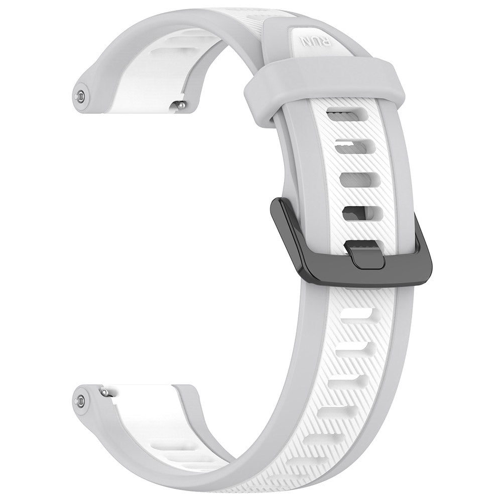 Cinturino Techsuit W053 per Huawei Watch / Garmin Watch Series, 18mm, Bianco.