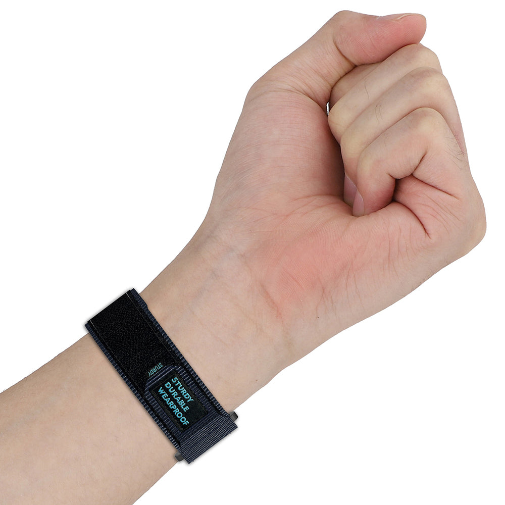 Cinturino Techsuit W057 per Garmin Watch Fenix / Forerunner Series, 22mm, Grigio