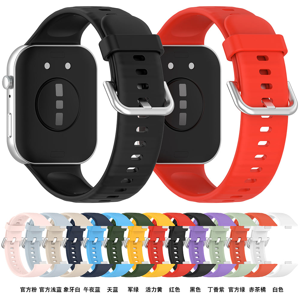 Cinturino Techsuit W061 per Huawei Watch Fit 4 Pro / Watch Fit 4 / Watch Fit 3, Viola