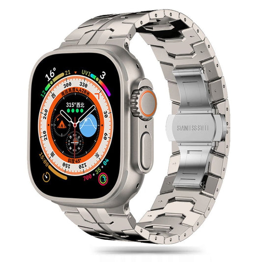 Cinturino Techsuit W063 per Apple Watch 49mm / 46mm / 45mm / 44mm / 42mm Series, Grigio