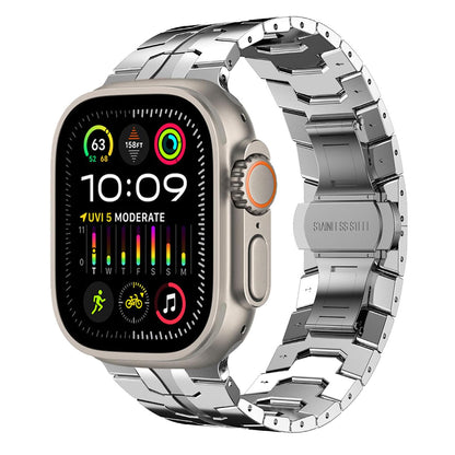 Cinturino Techsuit W063 per Apple Watch 49mm / 46mm / 45mm / 44mm / 42mm Series, Argento