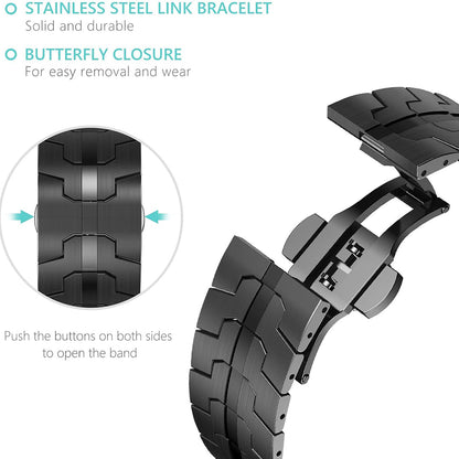 Cinturino Techsuit W063 per Apple Watch 49mm / 46mm / 45mm / 44mm / 42mm Series, Arancione