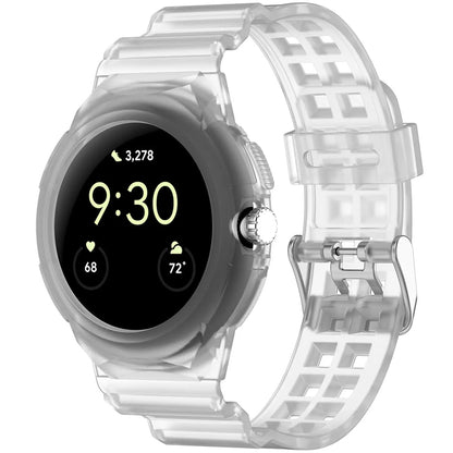 Cinturino Techsuit W065 per Google Pixel Watch 3 41mm / Watch 2 / Watch, Trasparente