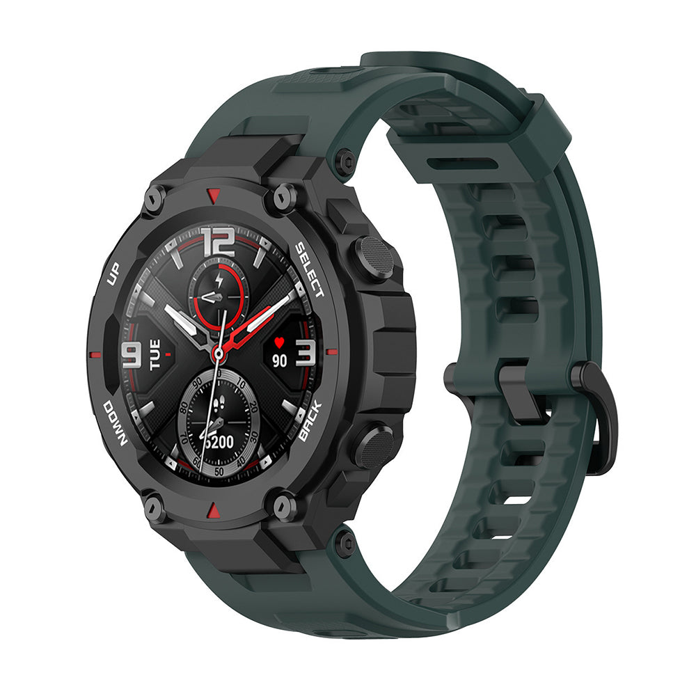 Cinturino Techsuit W067 per Amazfit T-Rex Pro / T-Rex, Verde Scuro