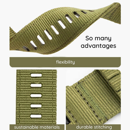 Cinturino Techsuit W070 per Garmin Watch Fenix / Forerunner / Approach Series, 22mm, Arancione