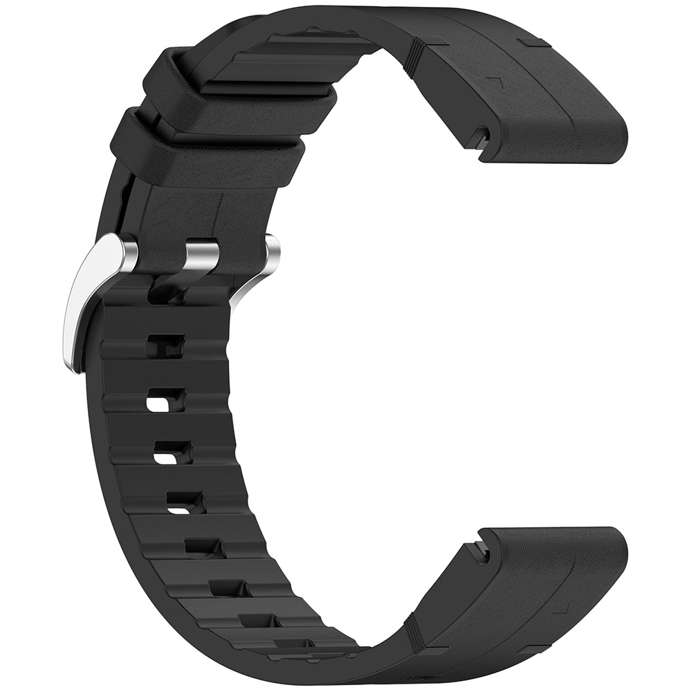 Cinturino Techsuit W071 per Garmin Watch Fenix / Forerunner Series, 22mm, Nero