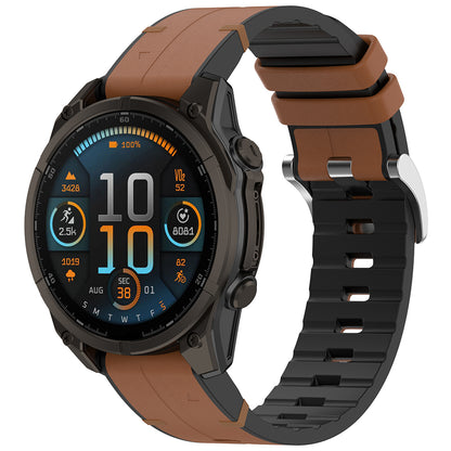 Cinturino Techsuit W071 per Garmin Watch Fenix Series, 26mm, Marrone