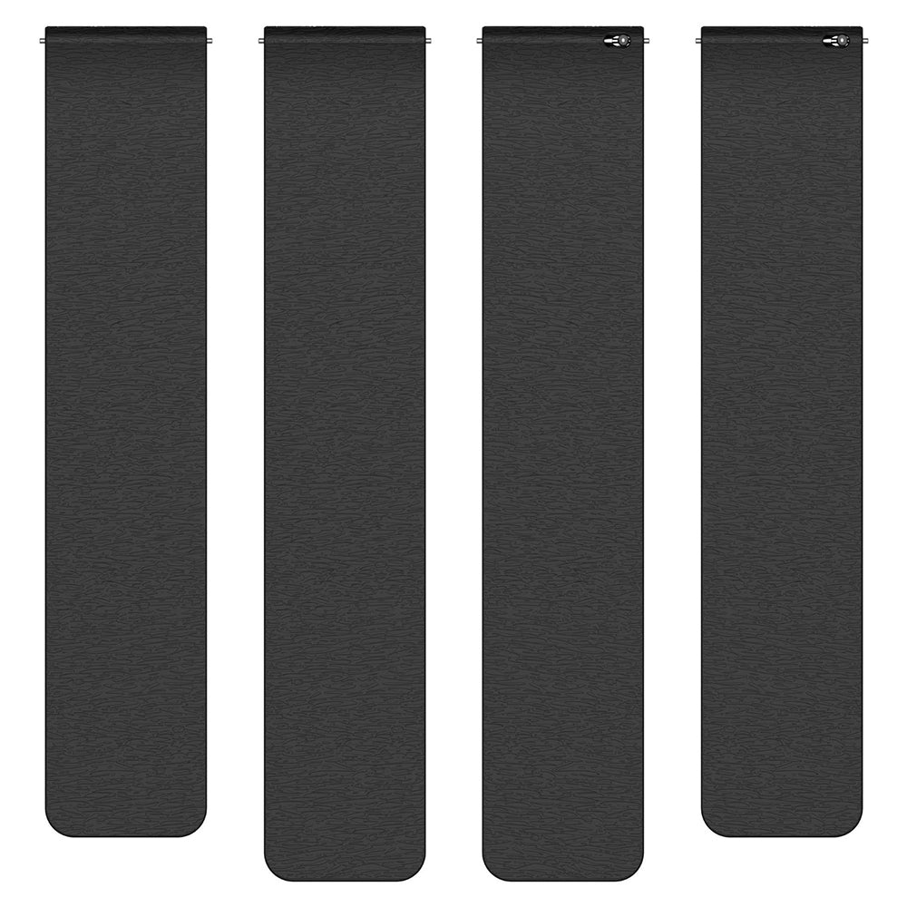 Cinturino Techsuit W074 per Samsung Galaxy Watch / Huawei Watch Series, 22mm, Nero Rosso.