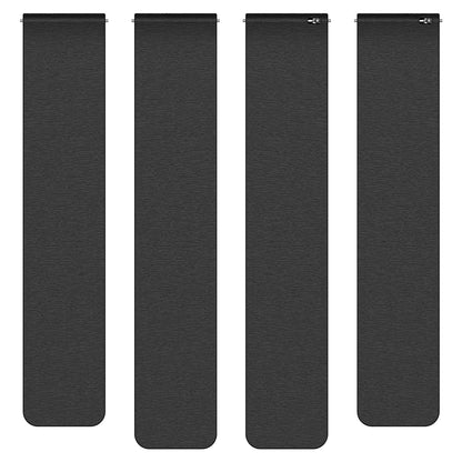 Cinturino Techsuit W074 per Samsung Galaxy Watch / Huawei Watch Series, 22mm, Nero Rosso.