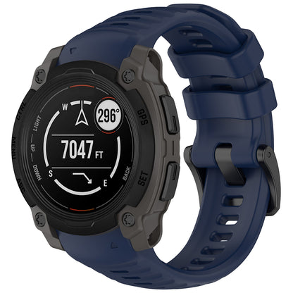 Cinturino Techsuit W076 per Garmin Instinct E 40mm, Blu Scuro