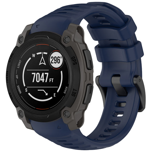 Cinturino Techsuit W076 per Garmin Instinct E 40mm, Blu Scuro