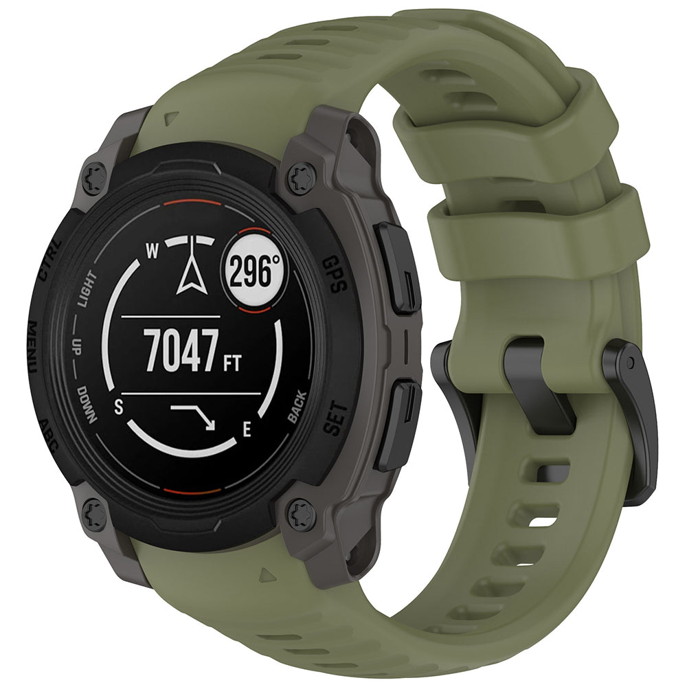 Cinturino Techsuit W076 per Garmin Instinct E 45mm, Verde