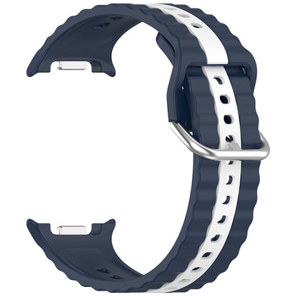Cinturino Techsuit W078 per Samsung Galaxy Watch 8 Classic / Watch8 44mm / Watch 8 40mm, Blu Navy
