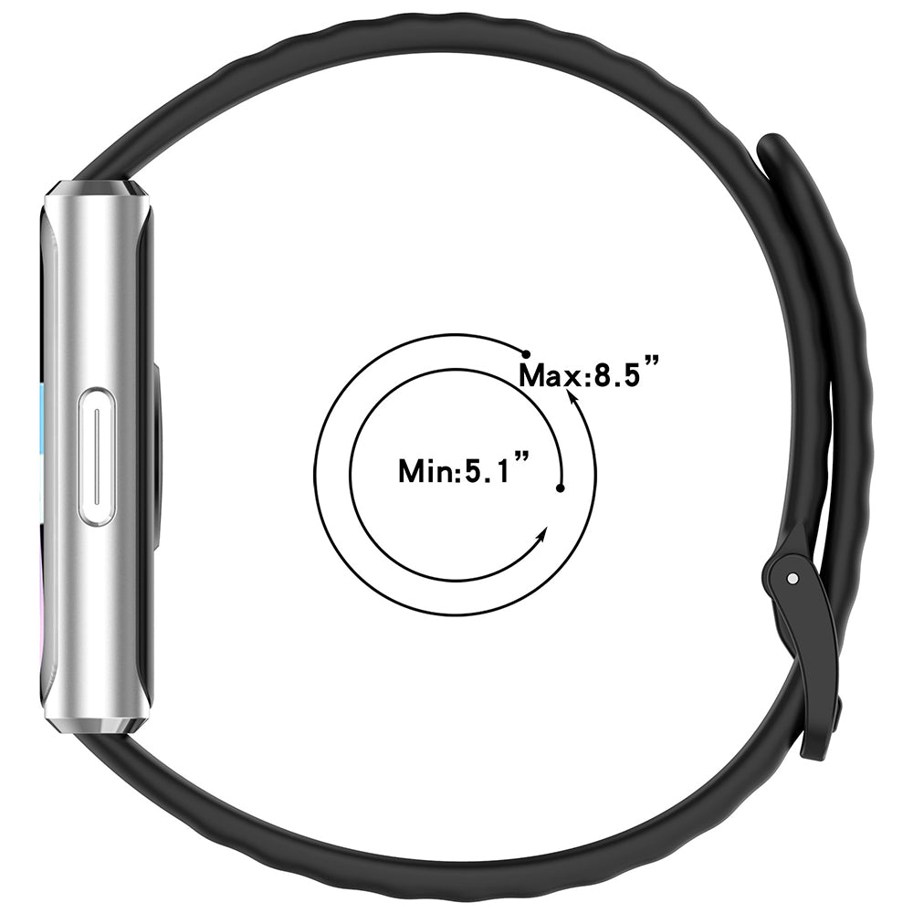 Cinturino Techsuit W082 per Huawei Band 11 / 11 Pro, Blu Navy
