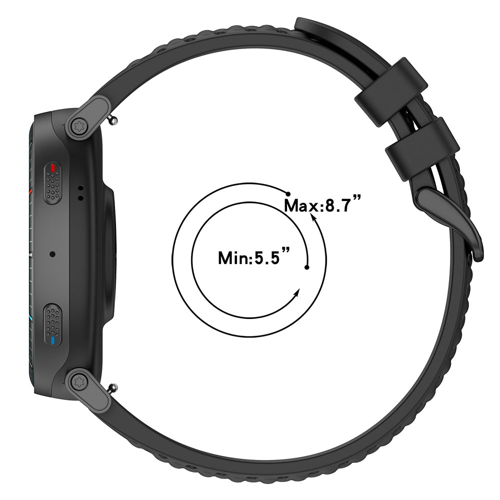 Cinturino Techsuit W083 per Amazfit Watch / Samsung Watch Series, 22mm, Viola