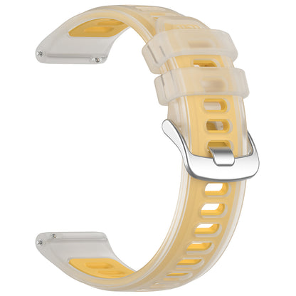 Cinturino Techsuit W084 per Samsung Galaxy Watch / Huawei Watch Series, 20mm, Giallo