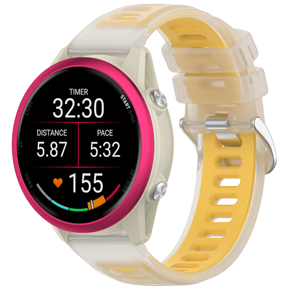 Cinturino Techsuit W084 per Samsung Galaxy Watch / Huawei Watch Series, 20mm, Giallo