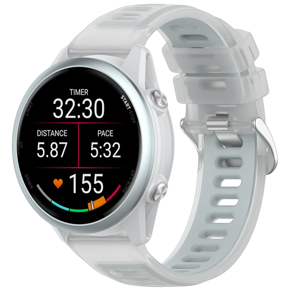Cinturino Techsuit W084 per Samsung Galaxy Watch / Huawei Watch Series, 22mm, Bianco