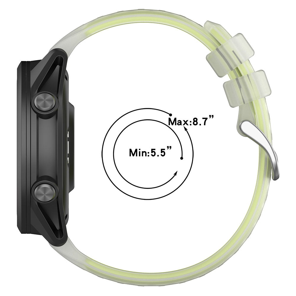 Cinturino Techsuit W084 per Samsung Galaxy Watch / Huawei Watch Series, 22mm, Bianco