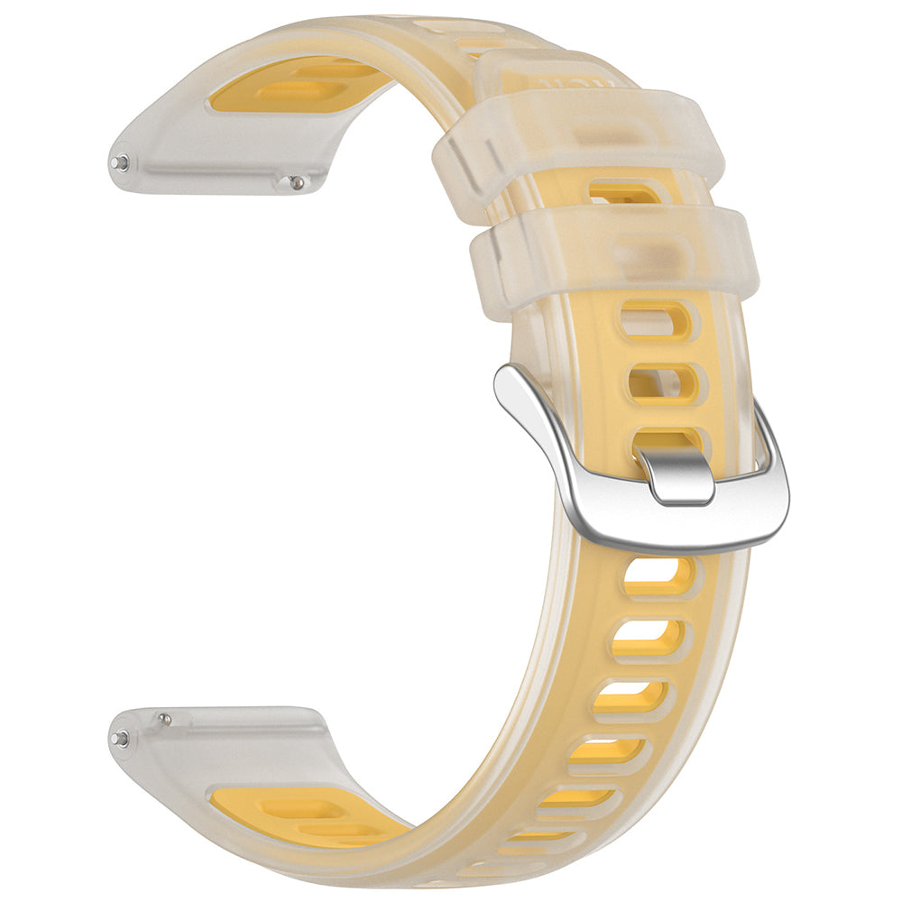 Cinturino Techsuit W084 per Samsung Galaxy Watch / Huawei Watch Series, 22mm, Giallo