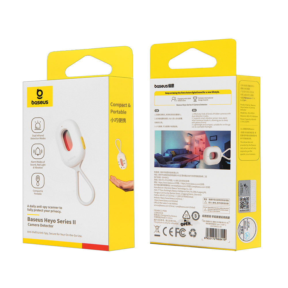 Baseus Heyo II Hidden Camera Detector, White L60476900211-00