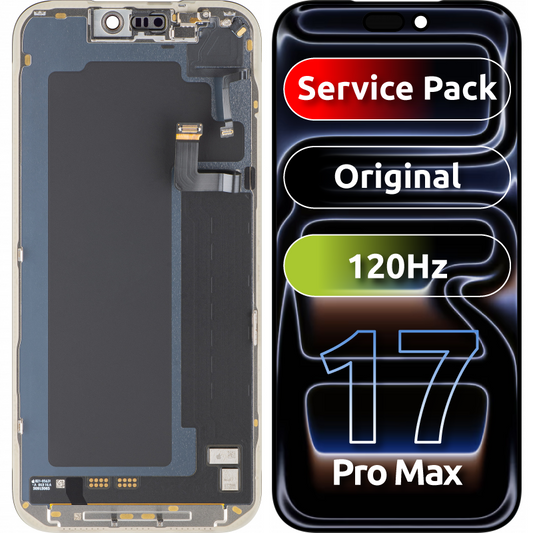 Display con Touchscreen Apple iPhone 17 Pro Max, con Cornice, Nero, Service Pack 661-56050