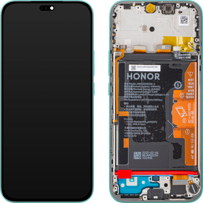 Display con Touchscreen Honor 400 Lite, con Cornice e Batteria, Verde (Marrs Green), Service Pack 0235ANTB