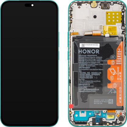 Display con Touchscreen Honor X8c, con Cornice e Batteria, Verde (Marrs Green), Service Pack 0235AMXQ