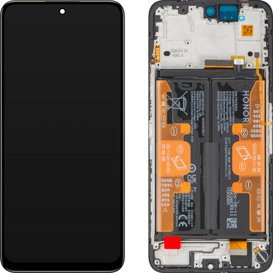 Display con Touchscreen Honor 400 Smart 5G, con Cornice e Batteria, Nero, Service Pack 0235AQSV