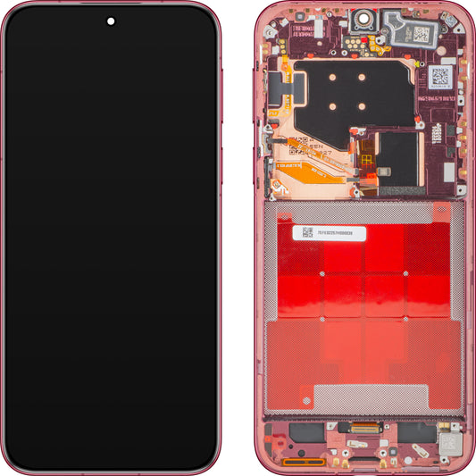 Display con Touchscreen Huawei Pura 80 Pro, con Cornice, Rosso (Glazed Red), Service Pack 02357EFE