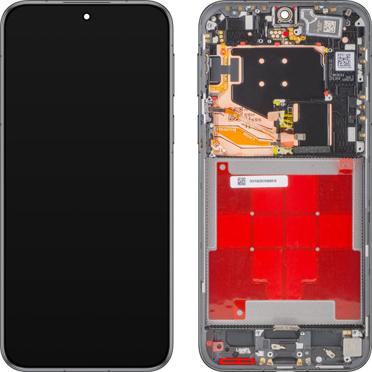 Display con Touchscreen Huawei Pura 80 Pro, con Cornice, Nero (Glazed Black), Service Pack 02357EFC