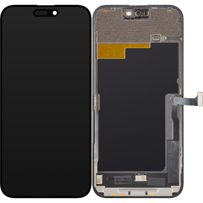 Display touchscreen HWY Apple iPhone 15 Pro Max, con cornice, versione LCD mobile IC In-Cell, nero