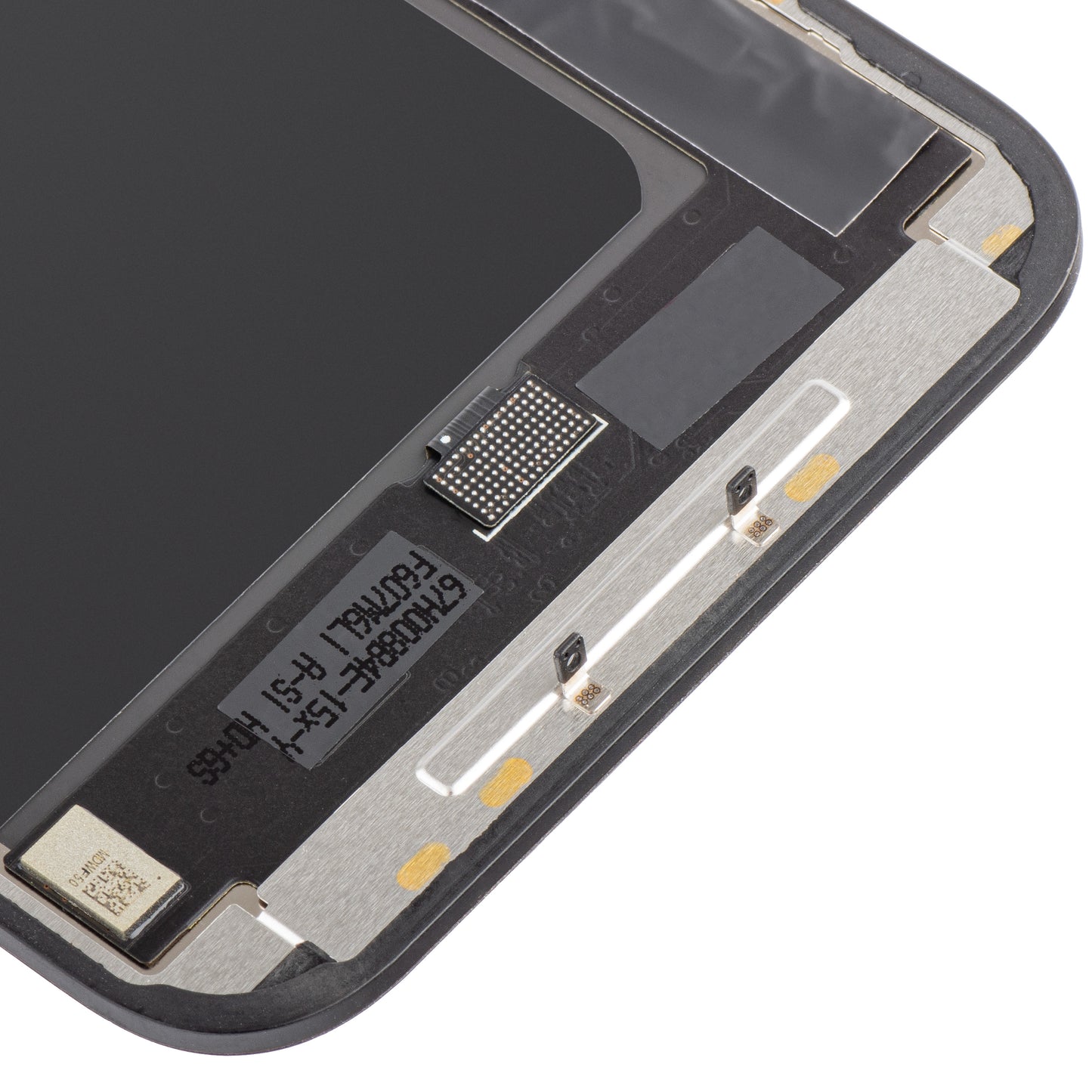 Display touchscreen HWY Apple iPhone 15 Pro Max, con cornice, versione LCD mobile IC In-Cell, nero