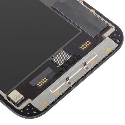 HWY Display touchscreen per Apple iPhone 14 Pro Max, con cornice, versione LCD mobile IC In-Cell, nero 