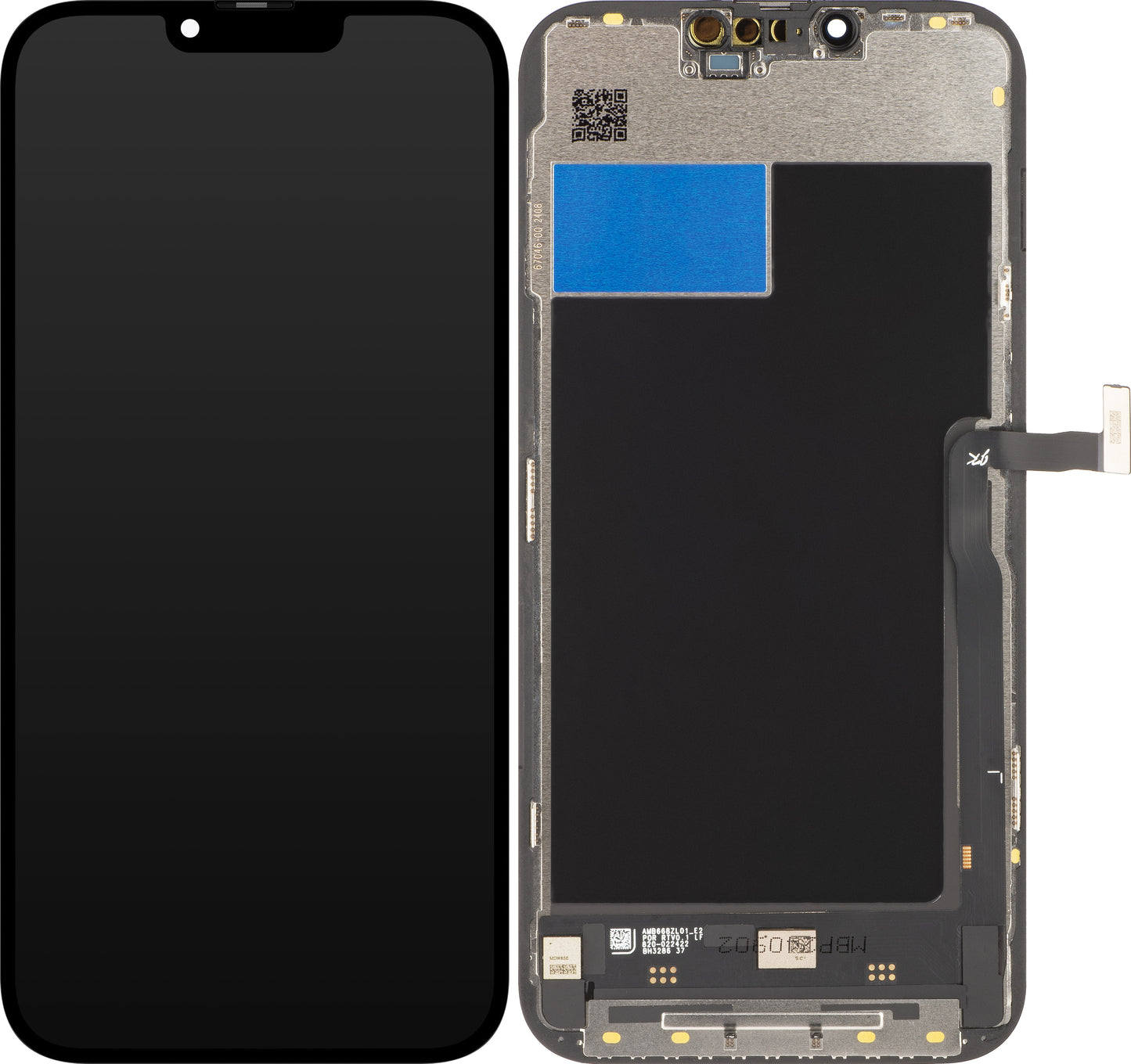 Display touchscreen JK per Apple iPhone 13 Pro Max, con cornice, versione In-Cell LCD, nero 