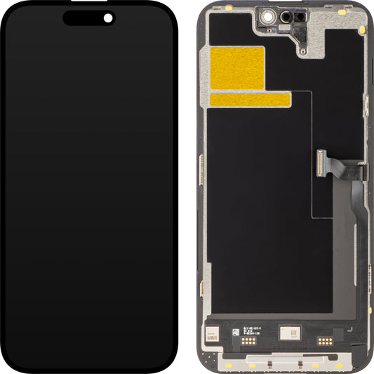 Display touchscreen JK per iPhone 14 Pro Max di Apple, con cornice, versione LCD mobile IC In-Cell, nero