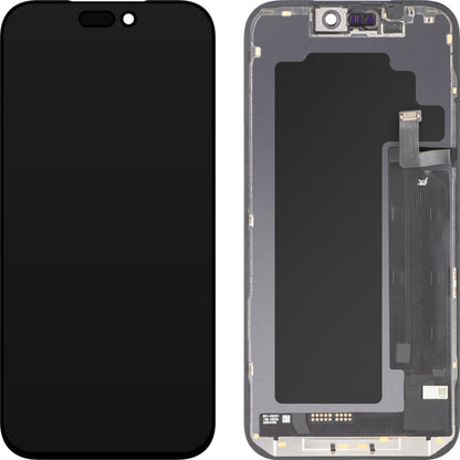 Display con Touchscreen JK per Apple iPhone 17 Pro Max, con Cornice, Versione LCD In-Cell IC Movable, Nero