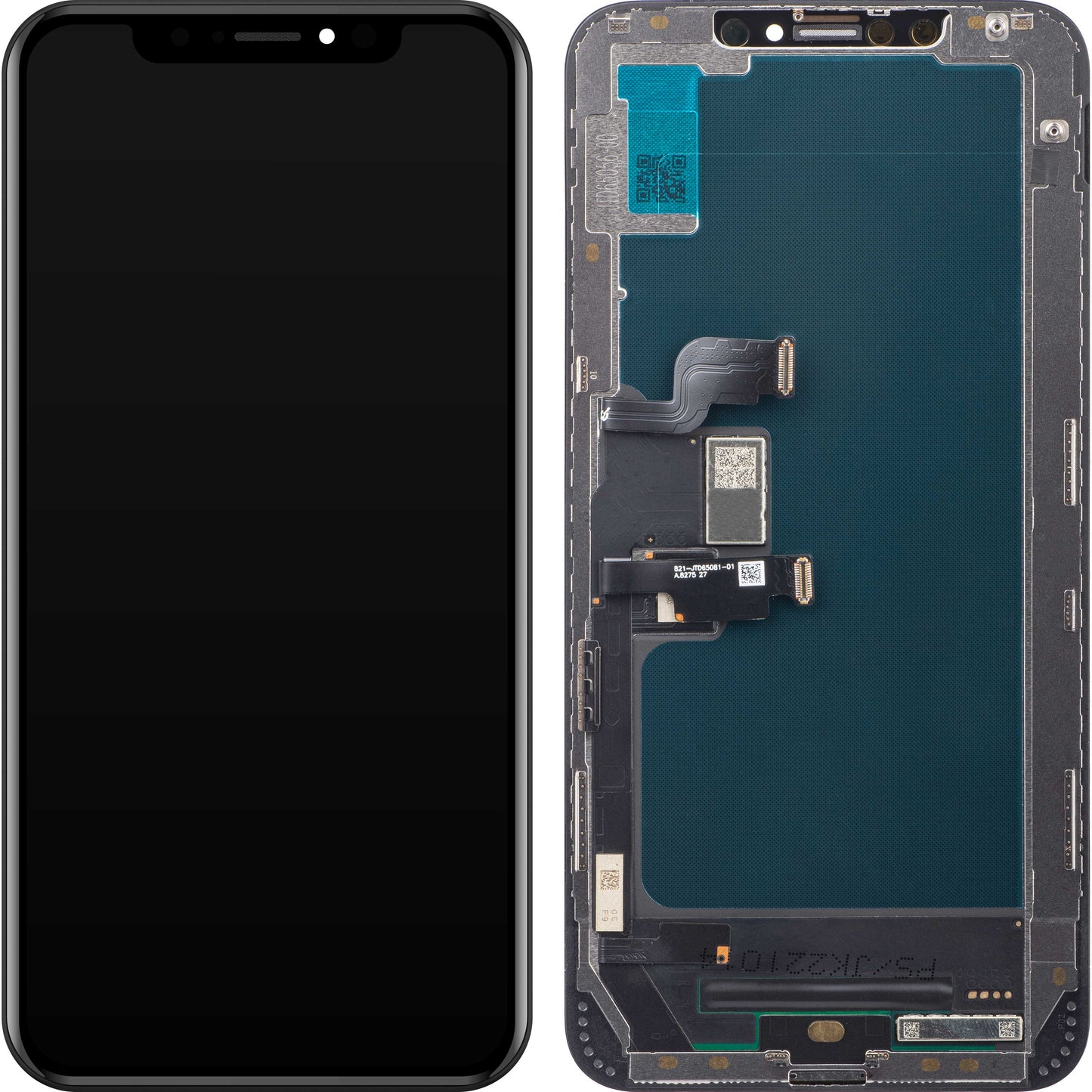 Display touchscreen JK per Apple iPhone XS Max, con cornice, versione In-Cell LCD, nero